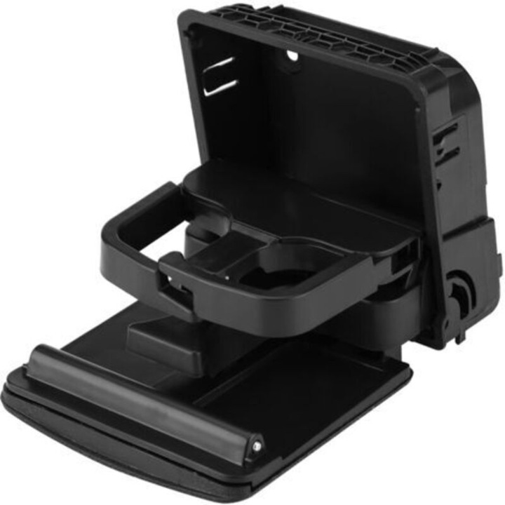 Suport pahare auto, negru, 14x13x6.3cm