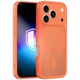 Carcasa 3mk Misty MagCase cu MagSafe compatibila cu iPhone 17 Pro, Portocaliu