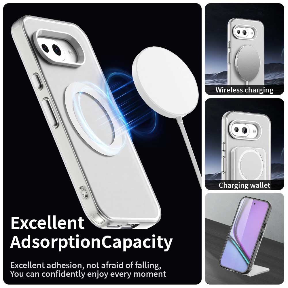 Husa pentru Google Pixel 10a Comari® CandyMag, protectie completa, compatibila MagSafe, colturi ranforsate, finisaj premium, design colorat, Alb