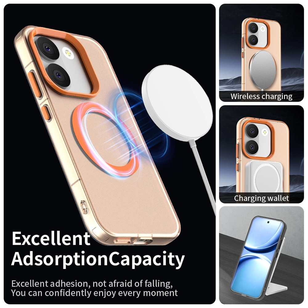 Husa premium pentru Poco X8 Pro VivaShell Fusion MagFit, Anti-Shock - Protectie Avansata Display & Camera - Design Slim si Elegant - portocaliu