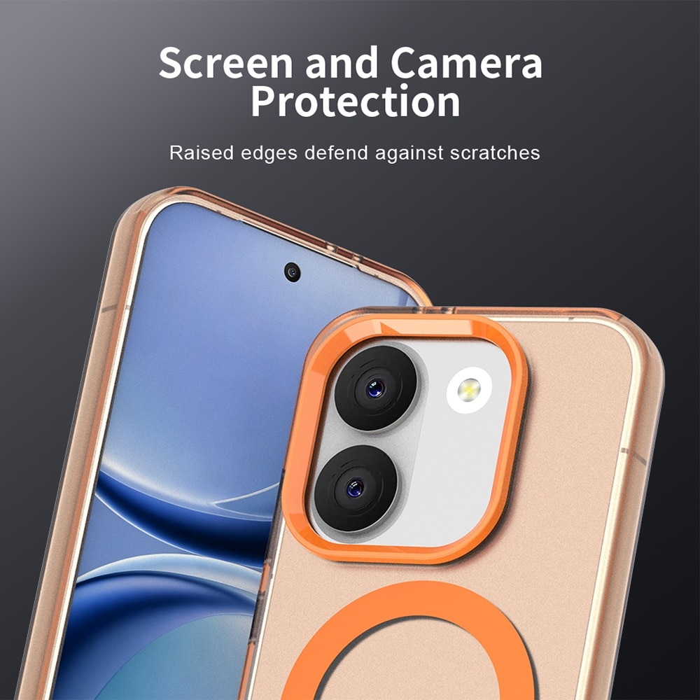 Husa premium pentru Poco X8 Pro VivaShell Fusion MagFit, Anti-Shock - Protectie Avansata Display & Camera - Design Slim si Elegant - portocaliu