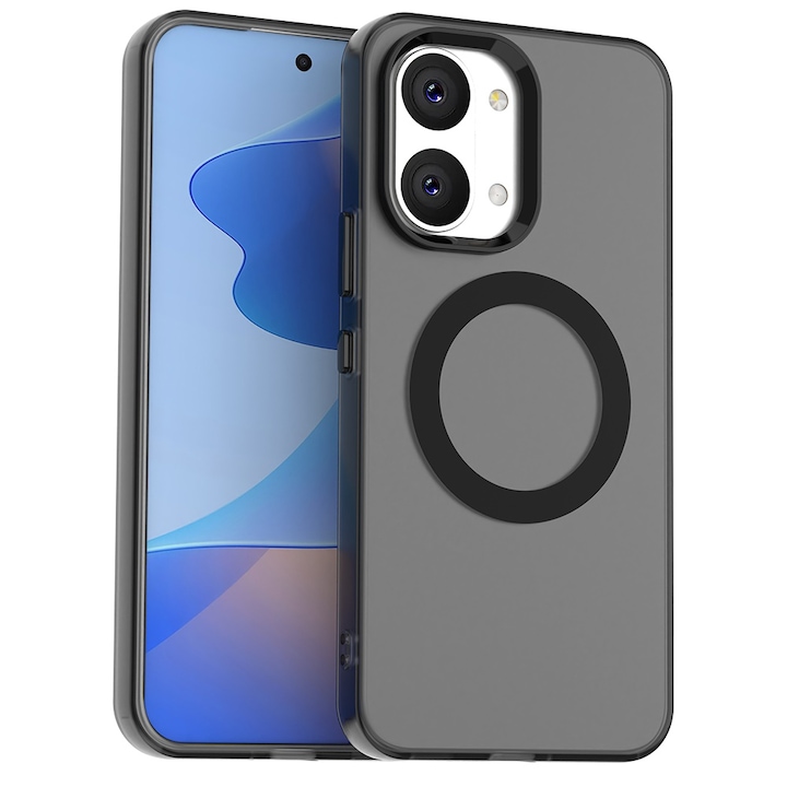 Husa pentru Xiaomi Poco X8 Pro Max Comari® CandyMag, protectie completa, compatibila MagSafe, colturi ranforsate, finisaj premium, design colorat, Negru