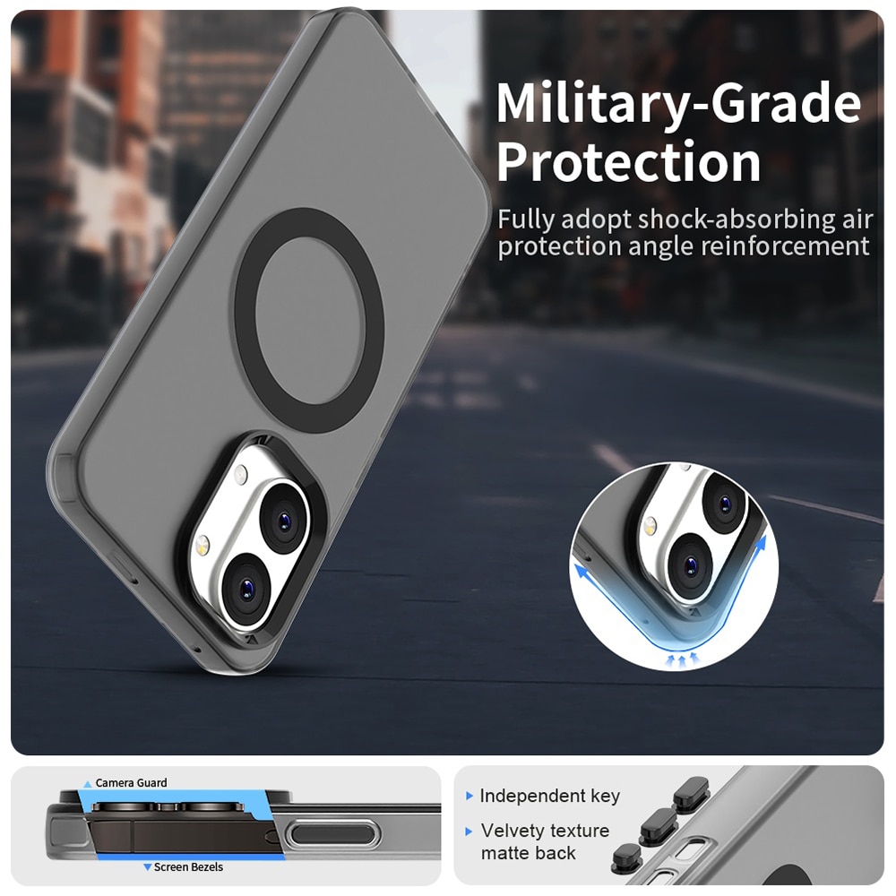 Husa pentru Xiaomi Poco X8 Pro Max Comari® CandyMag, protectie completa, compatibila MagSafe, colturi ranforsate, finisaj premium, design colorat, Negru