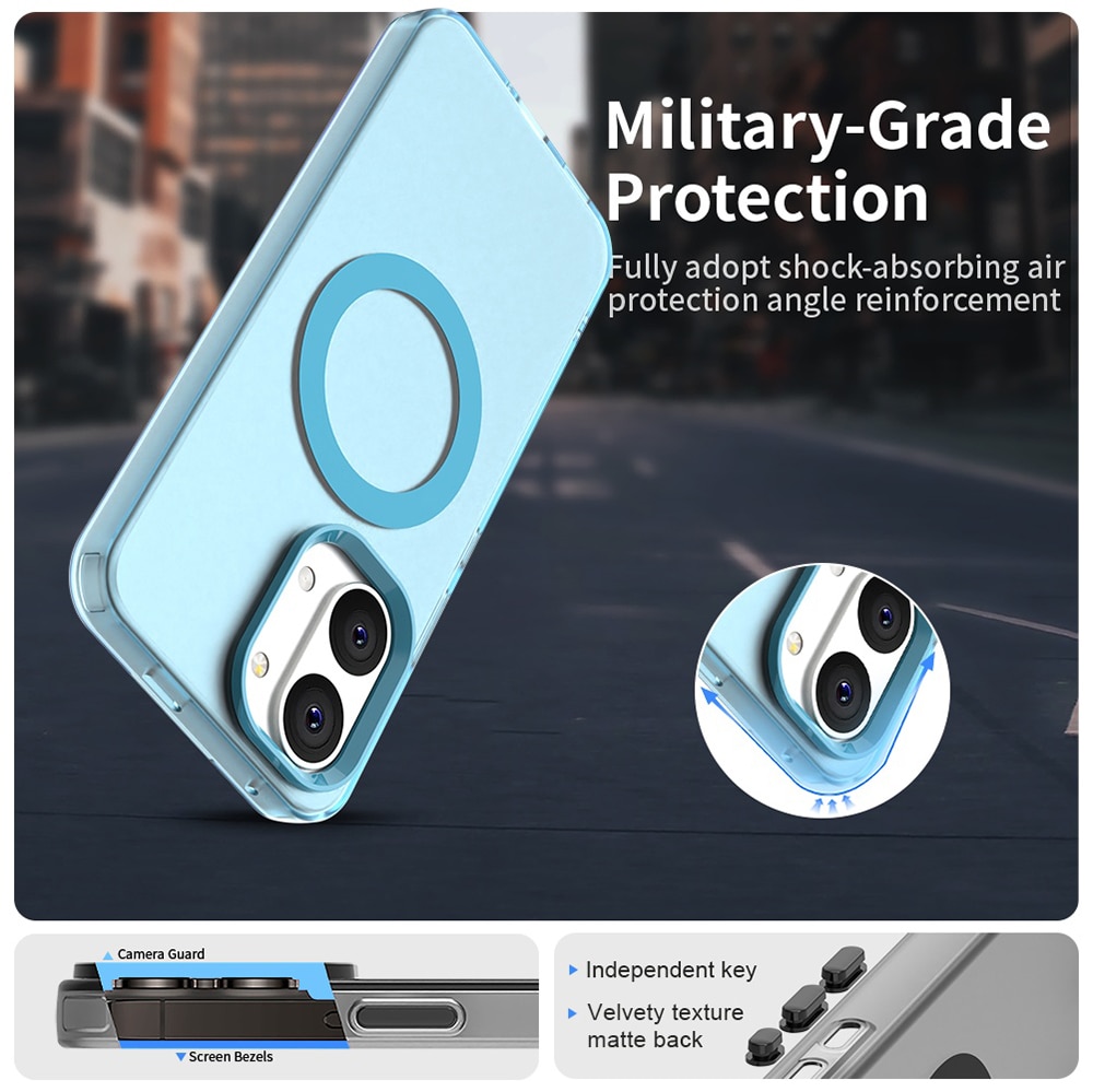 Husa pentru Xiaomi Poco X8 Pro Max Comari® CandyMag, protectie completa, compatibila MagSafe, colturi ranforsate, finisaj premium, design colorat, Albastru
