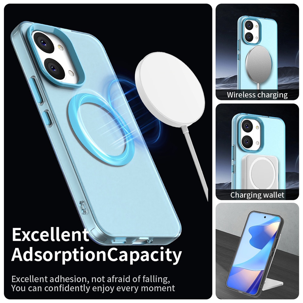 Husa pentru Xiaomi Poco X8 Pro Max Comari® CandyMag, protectie completa, compatibila MagSafe, colturi ranforsate, finisaj premium, design colorat, Albastru
