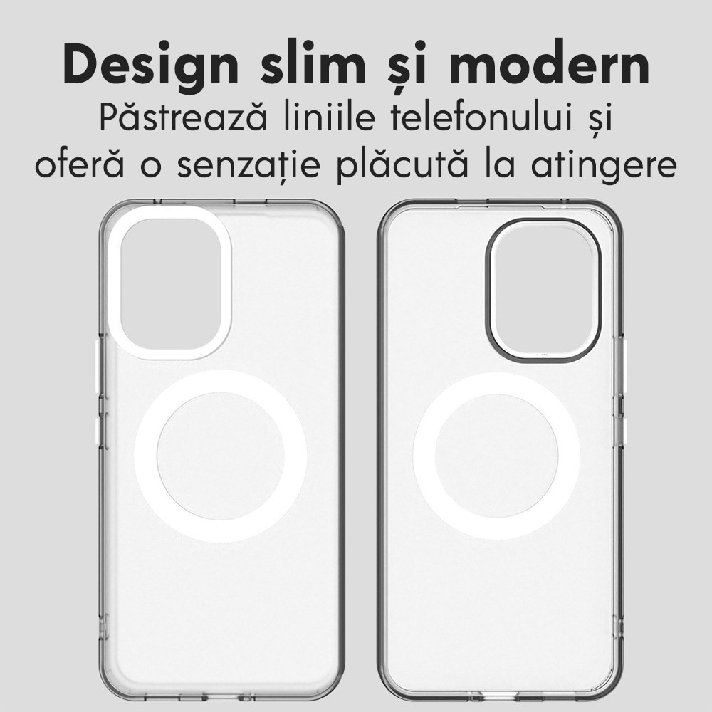 Husa pentru Xiaomi Poco X8 Pro Max DaDen® CandyCase MagSafe, Antisoc, Incarcare wireless, Butoane protejate, Alb