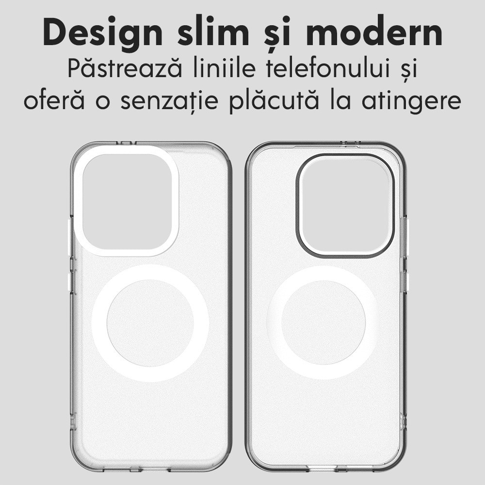 Husa pentru Xiaomi Poco X8 Pro DaDen® CandyCase MagSafe, Antisoc, Incarcare wireless, Butoane protejate, Alb