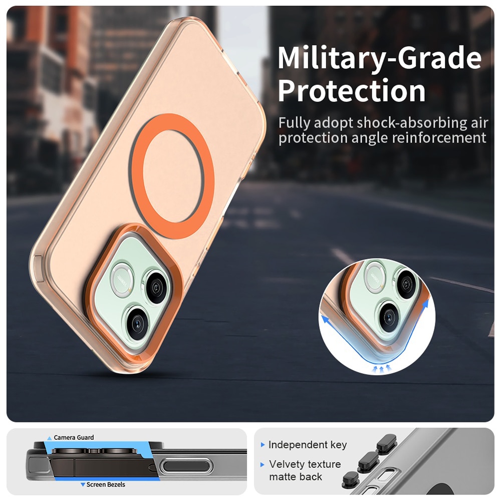 Husa pentru Honor 600 / 600 Pro, Candy Case MagSafe, Orange
