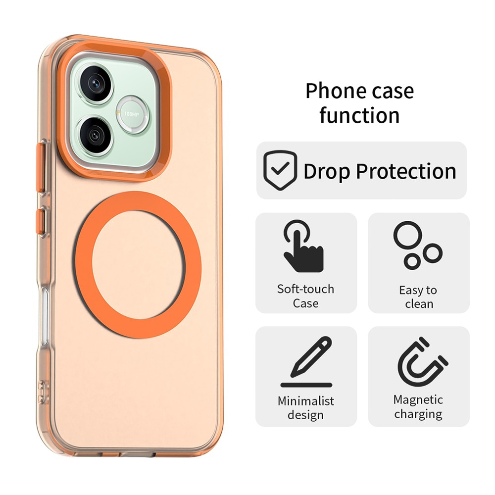 Husa pentru Honor 600 / 600 Pro, Candy Case MagSafe, Orange