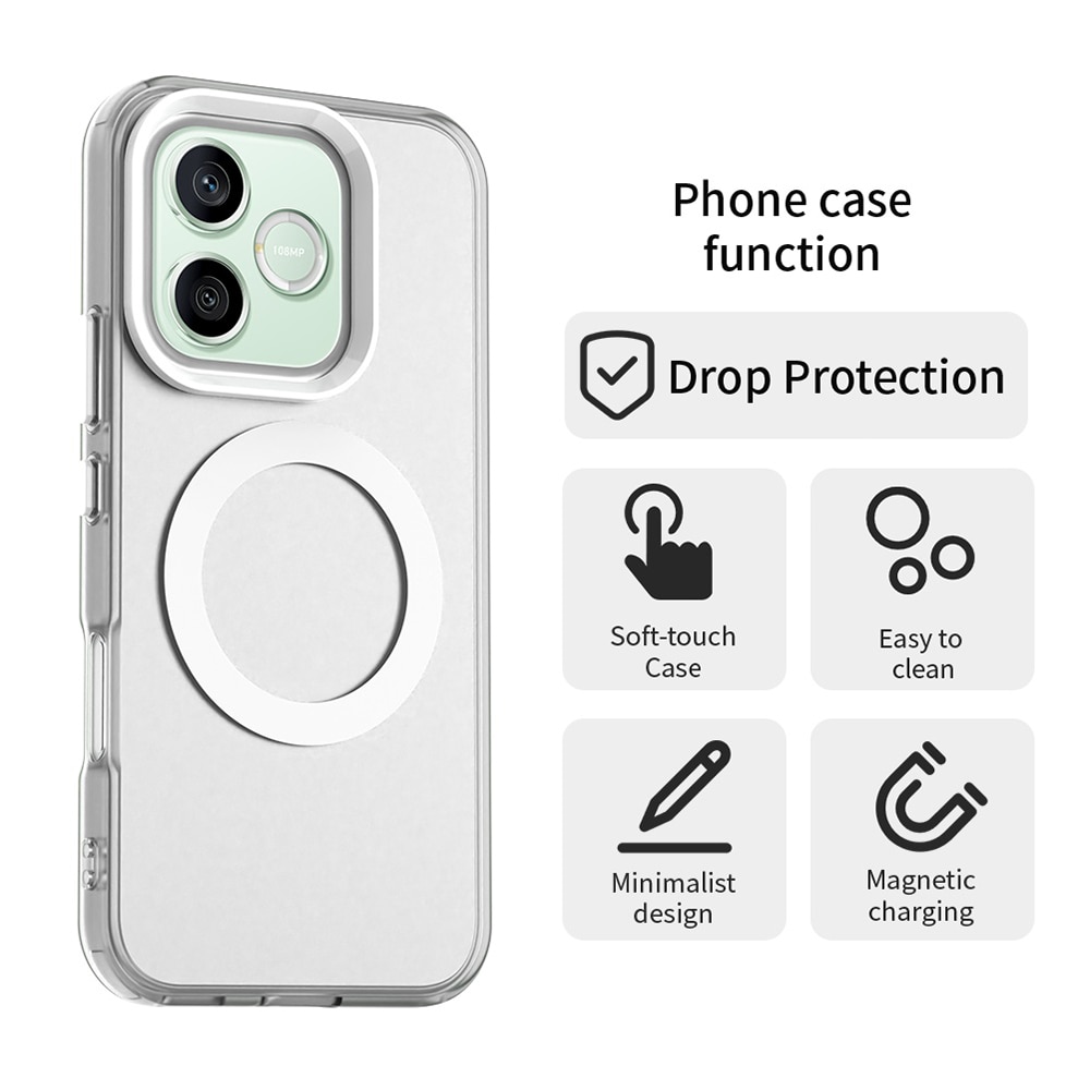 Husa pentru Honor 600 / 600 Pro, Candy Case MagSafe, White