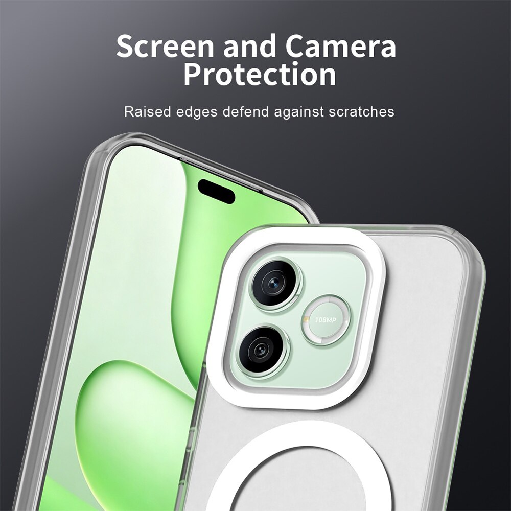 Husa pentru Honor 600 / 600 Pro, Candy Case MagSafe, White