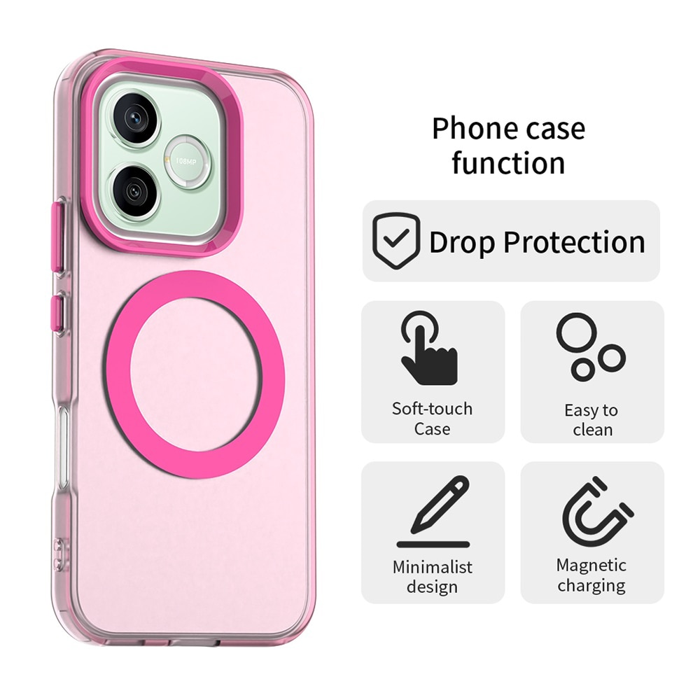 Husa pentru Honor 600 Lite, Candy Case MagSafe, Pink
