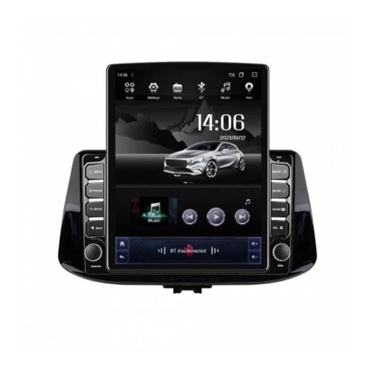 Navigatie Hyundai i30 din 2017 - 2021, Ecran TESLA 9.7 inch, 8 GB RAM si 128 GB ROM, Android 15, Slot Sim 4G, Procesor Octa Core, Carplay Wireless si Android auto, Procesor Sunet Digital DSP, Aplic