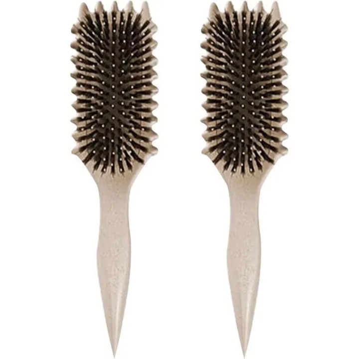 Perie par, model pentru bucle, peri mistret, ergonomic, negru