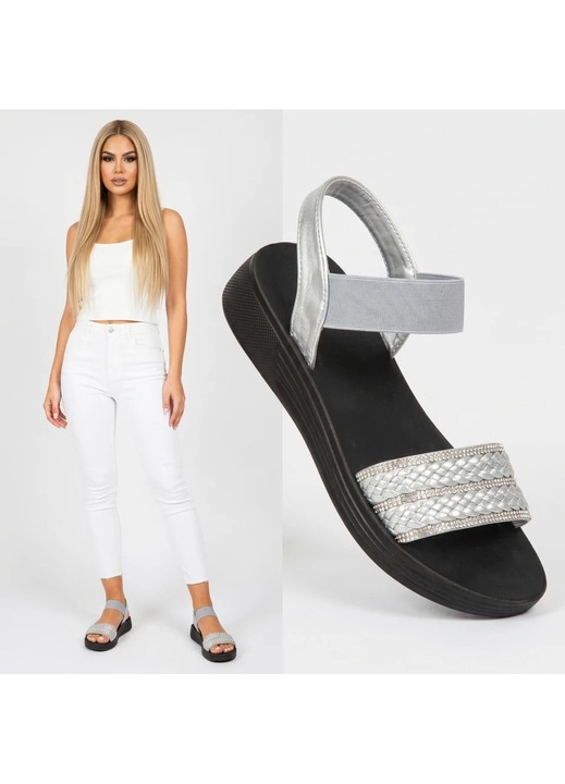Sandale ''ALD Fashion HQ126-115 Silver''