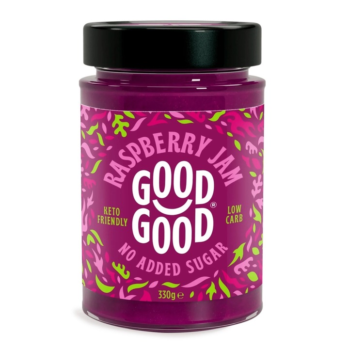 Gem de ZMEURA KETO (fara zahar, lowcarb) 330ml - Good Good