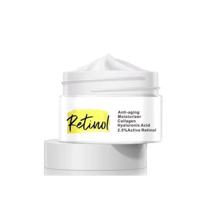Aktív retinol, kollagén és hialuronsav arckrém 50g