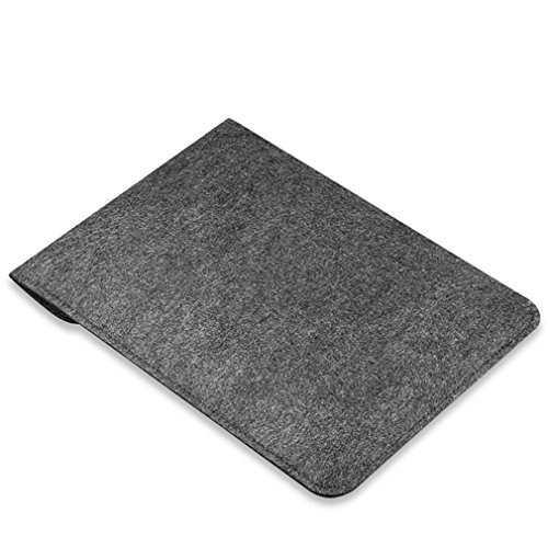 Husa Laptop Din Fetru Ultra Slim, Culoare Gri Inchis, Pentru MacBook Pro / Laptop 15-15.6 Inch, Anti-Zgarieturi Si Antisoc