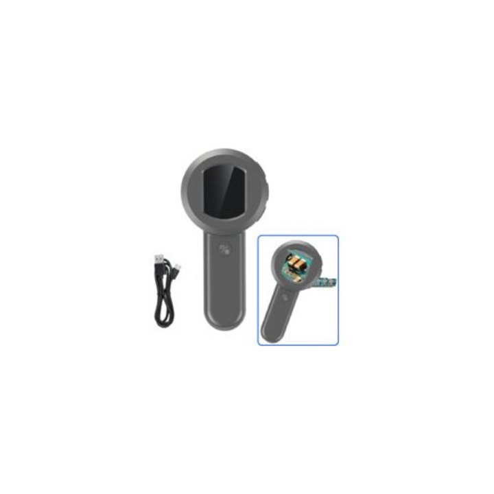 Microscop digital portabil 100x cu iluminare LED alba si UV, ecran 2 inch, cablu USB-C