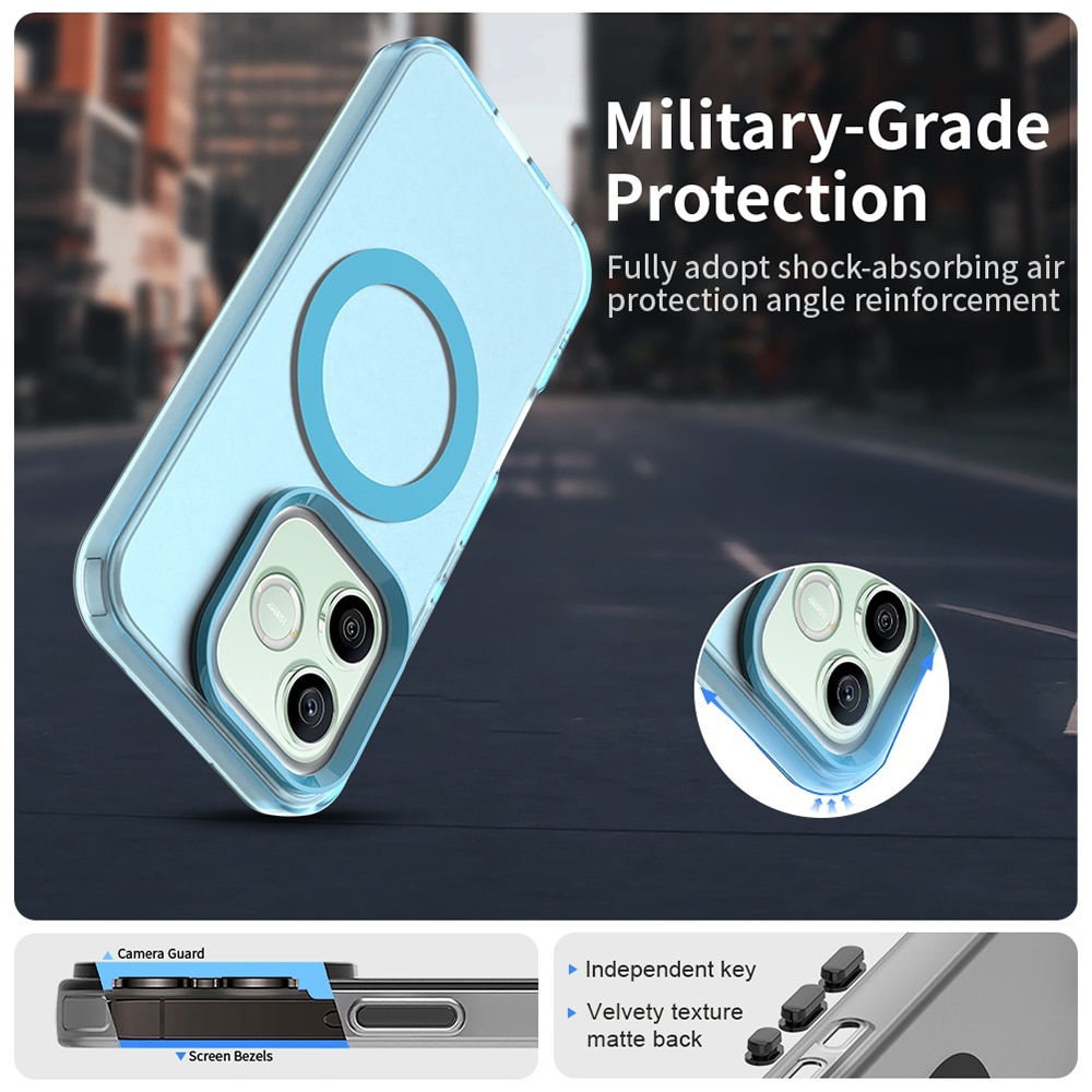 Husa pentru Honor 600 Lite, Candy Case MagSafe, Blue
