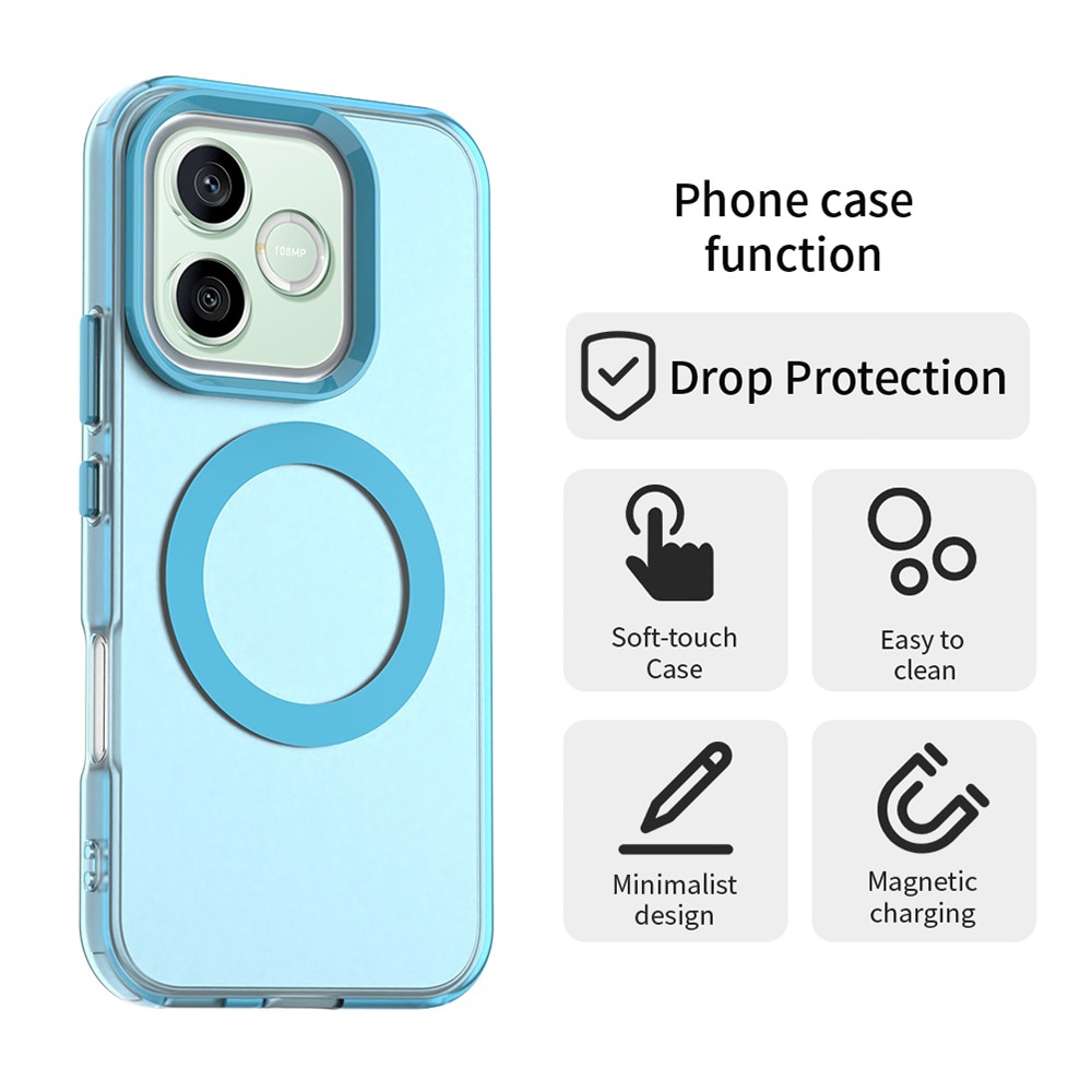 Husa pentru Honor 600 Lite, Candy Case MagSafe, Blue