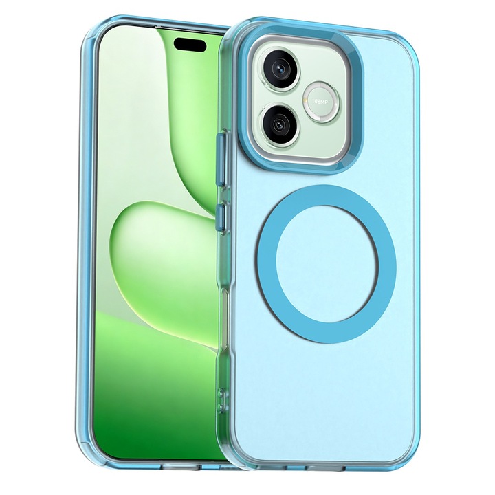 Husa pentru Honor 600 Lite, Candy Case MagSafe, Blue