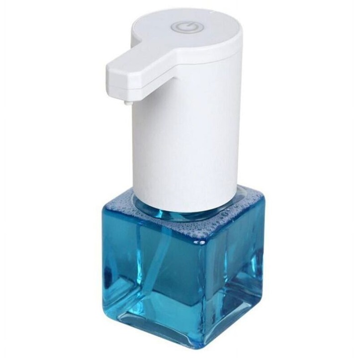 Automata szappanadagoló, hab, fehér, 250ml, USB, állítható