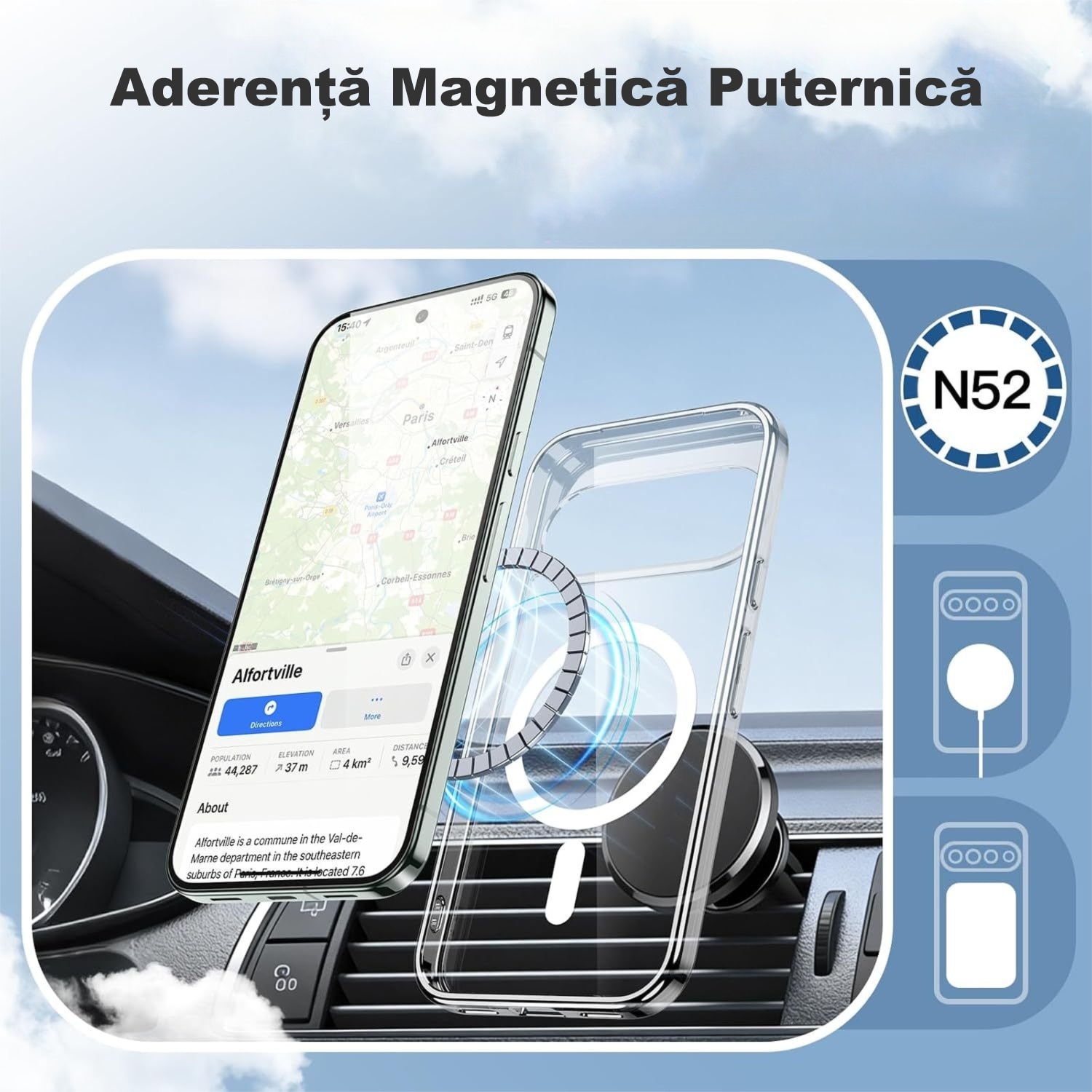 Husa de Protectie Magsafe pentru Google Pixel 11 Pro XL, MOGU Carcasa Magnetic Telefon Incarcare Wireless, Anti-ingalbenire, Rezistenta la Socuri, Margini Ridicate pentru Protectia Ecranului si a Camerelor, PC+TPU, Transparenta