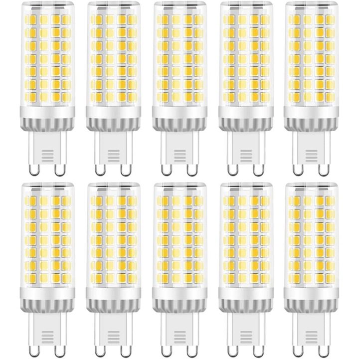 Bec LED G9 4W 400lm meleg fehér kerámia 25.000h