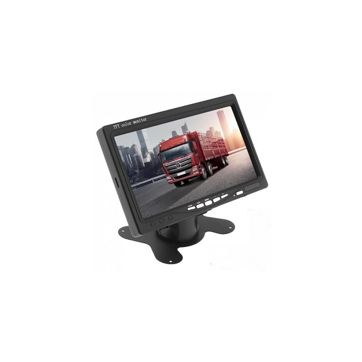 Tolatókamera rendszer éjjellátó funkcióval és 7 hüvelykes TFT LCD kijelzővel, IP68, állítható