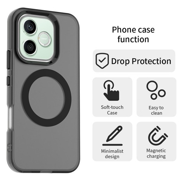 Husa Upzz® Tech Candy Pentru HONOR 600, Tehnologie Magsafe, Protectie La Camera si Colturi, Negru