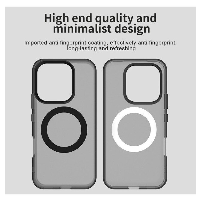 Husa Upzz® Tech Candy Pentru HONOR 600, Tehnologie Magsafe, Protectie La Camera si Colturi, Negru
