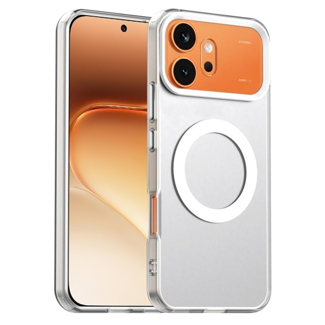 Husa Upzz® Tech Candy Pentru HONOR 600 PRO, Tehnologie Magsafe, Protectie La Camera si Colturi, White