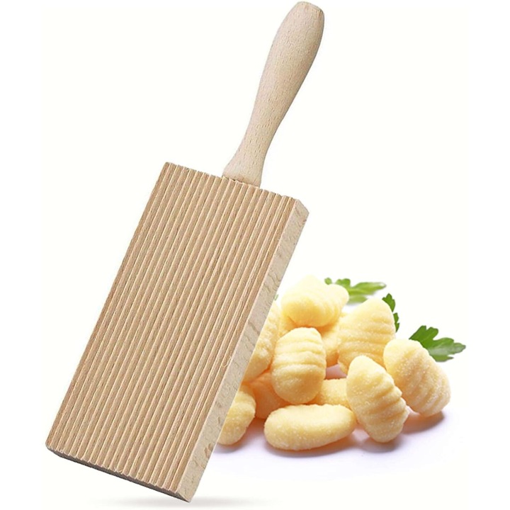 Platou de paste pentru masina de paste, placa pentru gnocchi, ideala pentru prepararea pastelor de casa, cum ar fi gnocchi si macaroane, un accesoriu esential pentru iubitorii de paste artizanale