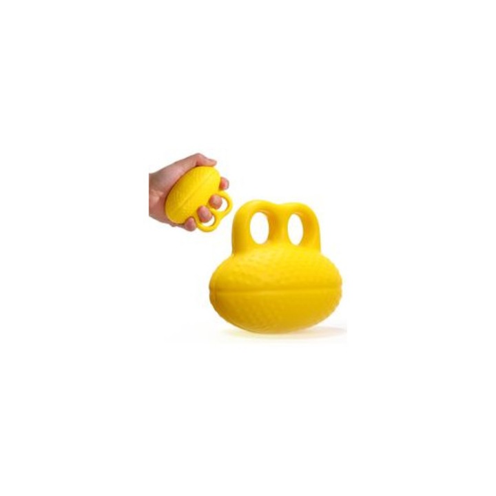Minge de exercitii pentru maini si degetele, antrenament forta, ergonomica, alba, 7cm
