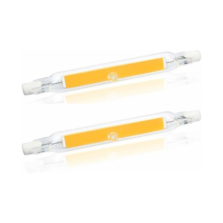 Bec LED filament 5W R7s 78mm átlátszó üveg fehér