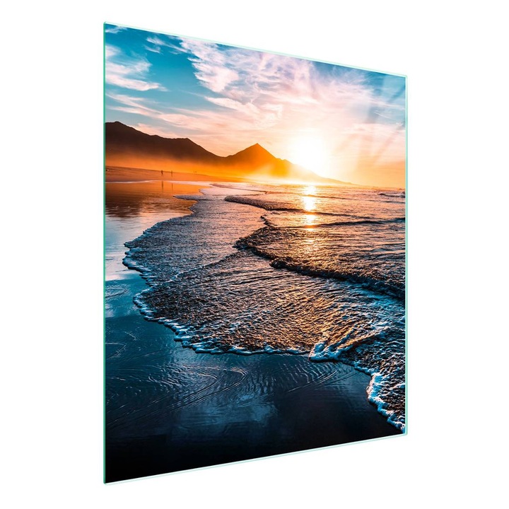 Placa de protectie din sticla TMK ArtDeko 45x52cm multicolor multifunctionala
