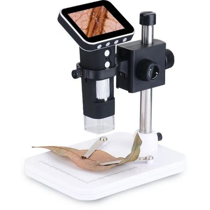 Microscop digital 3,5 inch LED alb 500x zoom 640x480px