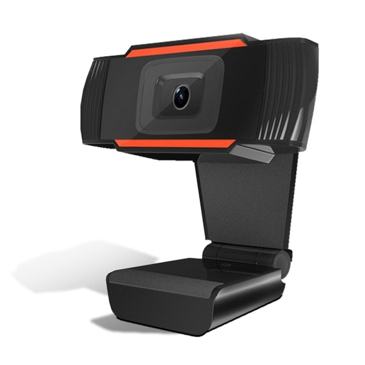 Webcam Full HD lentila sticla rotativa microfon integrat