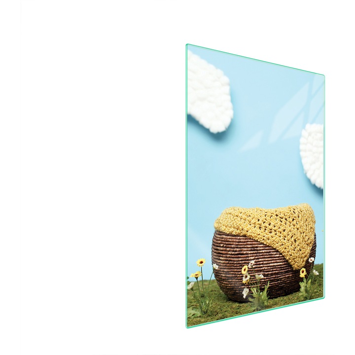 Placa sticla protectie bucatarie TMK ArtDeko 35x52cm multicolor