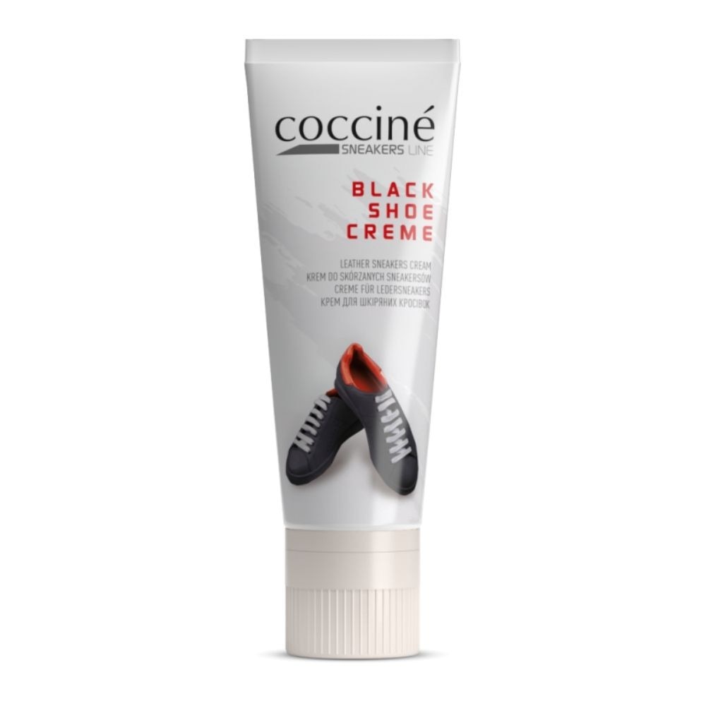 Crema lichida pentru incaltaminte neagra Shine&Polish, 75ml Kiwi