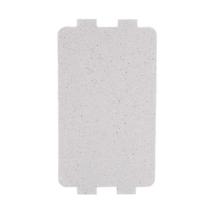 Placa waveguide / panou pentru cuptor cu microunde, din mica, izolant termic si electric, alb, 1 buc, 11.6 x 6.5 cm