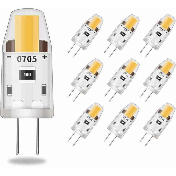 LED G4 izzó 3W 95lm meleg fehér szabályozható 12V DC