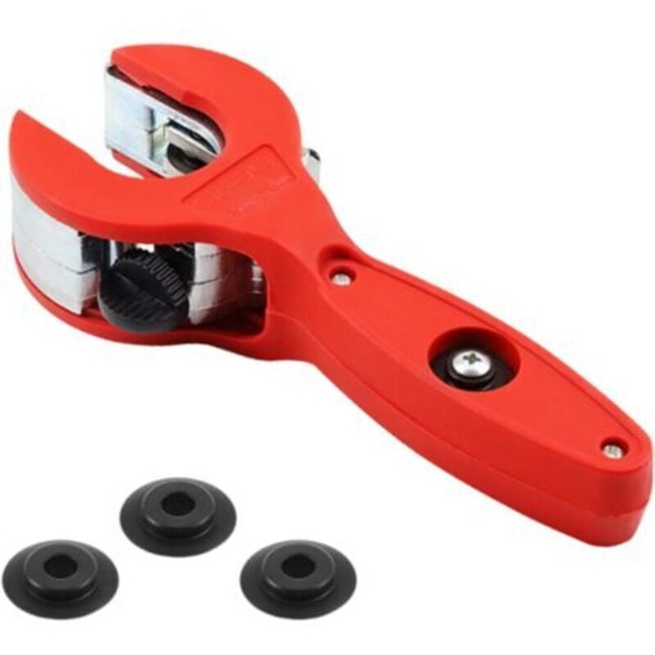 Cutter tevi, precizie, ratchet, 8-29mm, multicolor