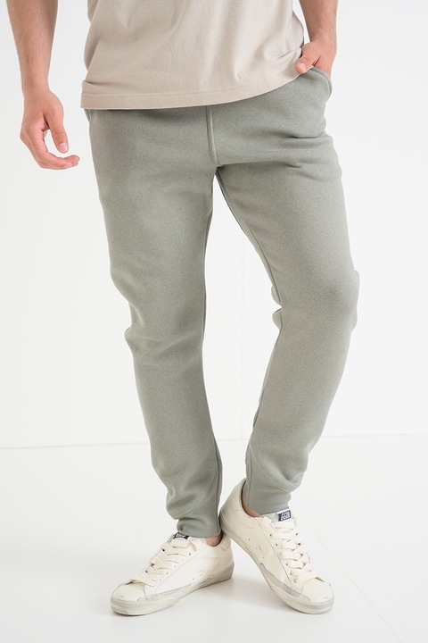 G-STAR, Pantaloni de trening cu snur in talie Premium Core, Verde fistic, L