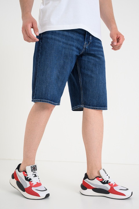 G-STAR, Bermude din denim Deegie, Albastru inchis