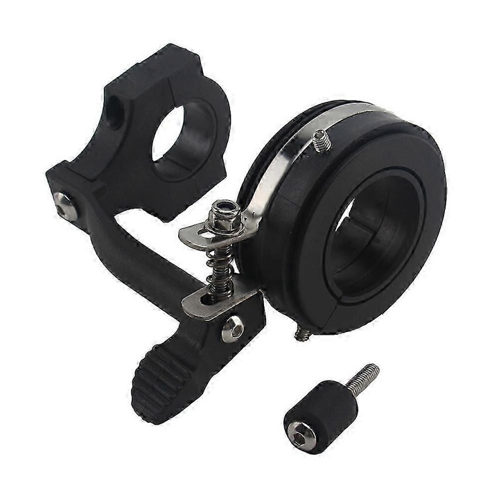 Set control acceleratie moto universal, nylon cauciuc, negru, 22mm