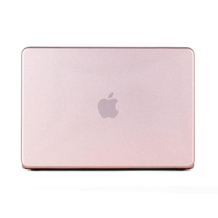 Carcasa Hard Shell pentru MacBook Neo 13 inch (2026) Model A3404 cu cip A18 Pro, Husa & Protectie MacBook, Frost Blush Mat