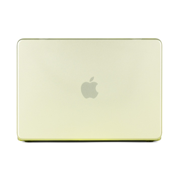 Carcasa Hard Shell pentru MacBook Neo 13 inch (2026) Model A3404 cu cip A18 Pro, Husa & Protectie MacBook, Frost Citrus Mat