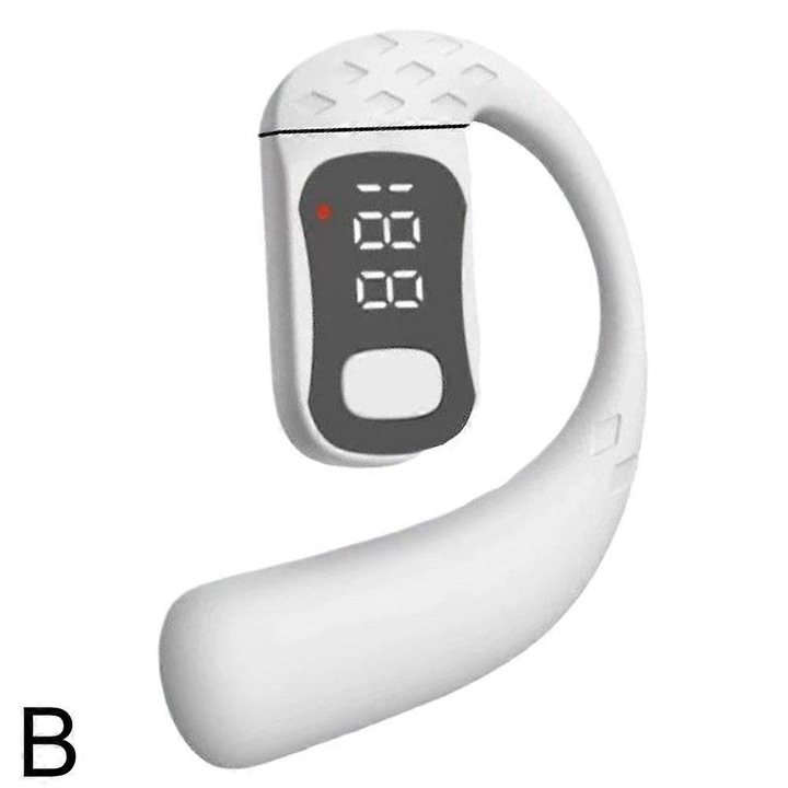 Vezeték nélküli Bluetooth üzleti fülhallgató, fehér, 10m, 200mAh, 200 óra készenlét